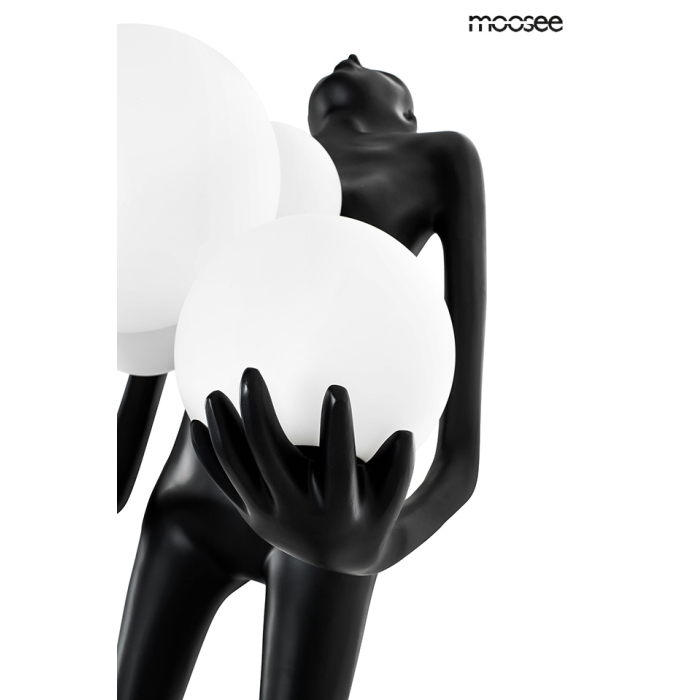 MOOSEE lampa podłogowa HUMAN czarna (MSE010100326)