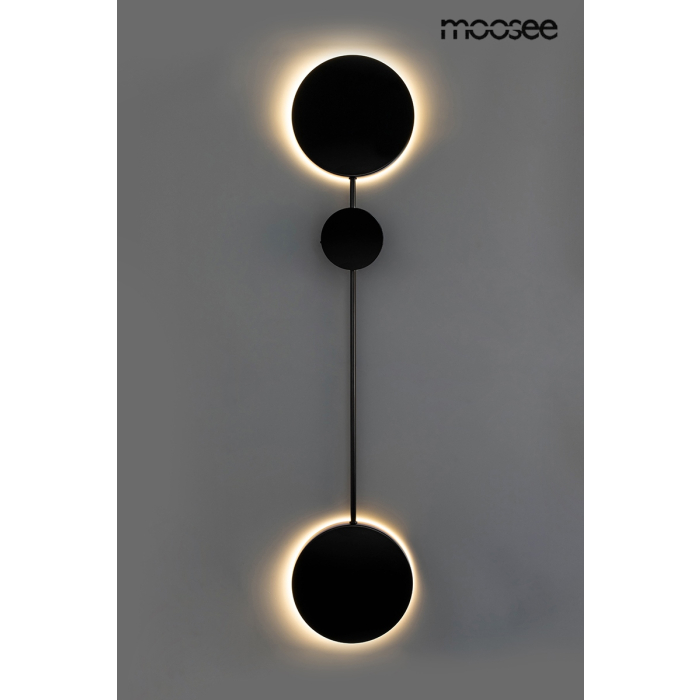 MOOSEE lampa ścienna SHADOW 2 czarna (MSE010100353)