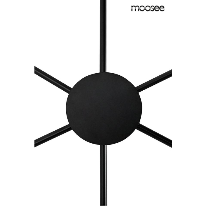 MOOSEE lampa ścienna SHADOW 6 czarna (MSE010100356)