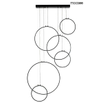 MOOSEE lampa wisząca CIRCULO SIX czarna (MSE010100371)