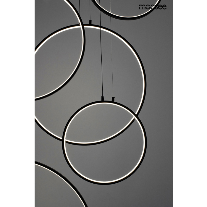 MOOSEE lampa wisząca CIRCULO SIX czarna (MSE010100371)
