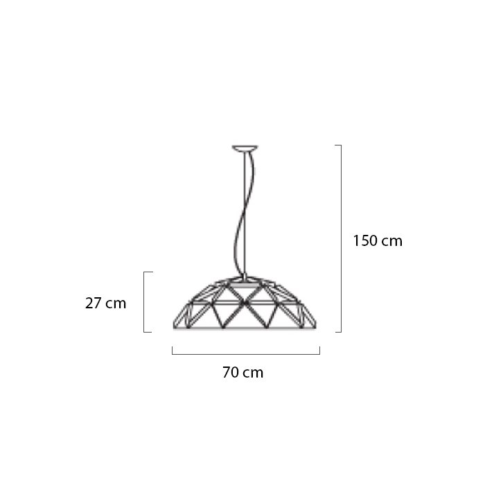 King Home Lampa wisząca SPUTNIK (MD21010-1-700)