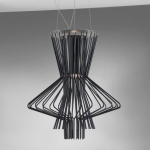 King Home Lampa wisząca STRAW szara - stal węglowa (966S1.GREY)