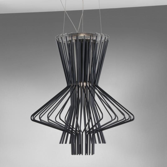 King Home Lampa wisząca STRAW szara - stal węglowa (966S1.GREY)