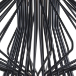 King Home Lampa wisząca STRAW szara - stal węglowa (966S1.GREY)