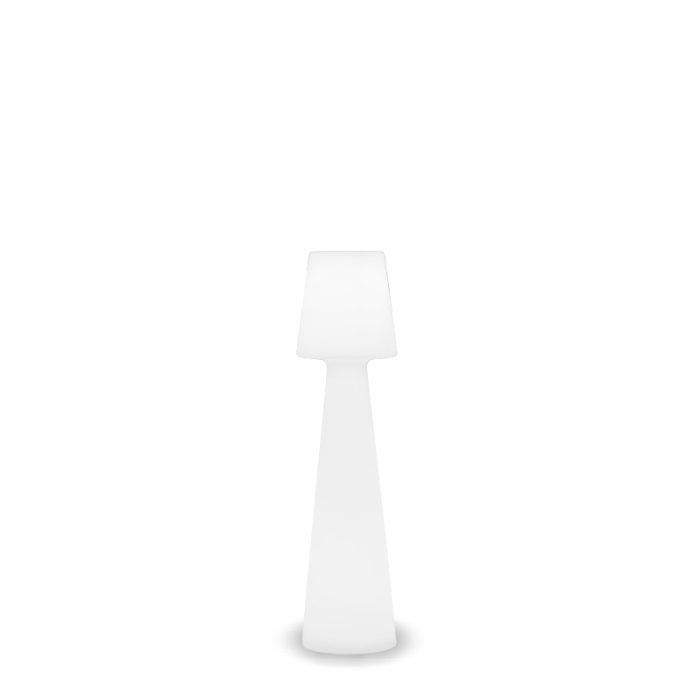 King Home New Garden lampa podłogowa LOLA 110  BATTERY biała (LUMLL110WLNW)