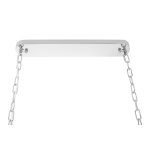 King Home Lampa wisząca IMPERIAL LONG SILVER 90 - stal, kryształ (DW-D5689S.SILVER)