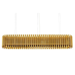 King Home Lampa wisząca GALLIANO LONG ciemne złoto - aluminium, stal węglowa (1162.S2)