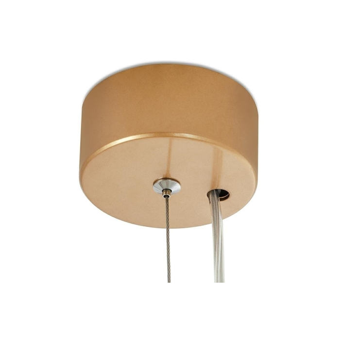 King Home Lampa wisząca GALLIANO LONG ciemne złoto - aluminium, stal węglowa (1162.S2)