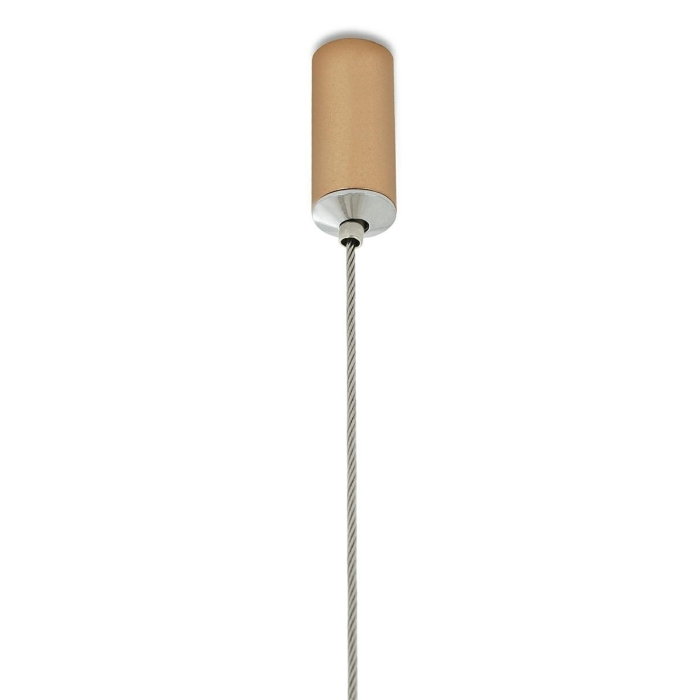 King Home Lampa wisząca GALLIANO LONG ciemne złoto - aluminium, stal węglowa (1162.S2)