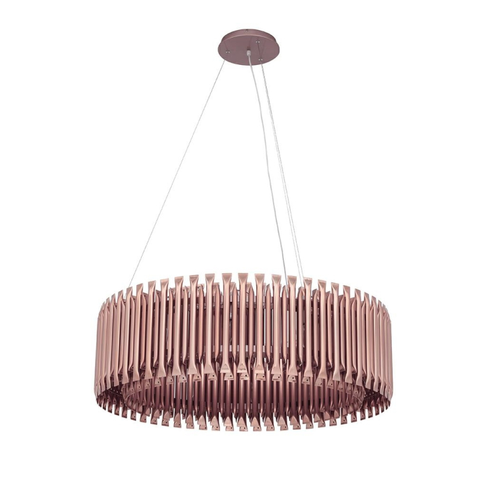 King Home Lampa wisząca GALLIANO miedziana - aluminium, stal węglowa (1162.S1.COPPER)