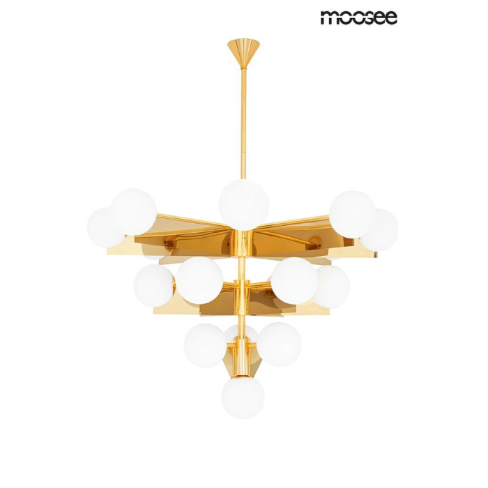 Moosee MOOSEE lampa wisząca SOLEI złota (MSE010100141)