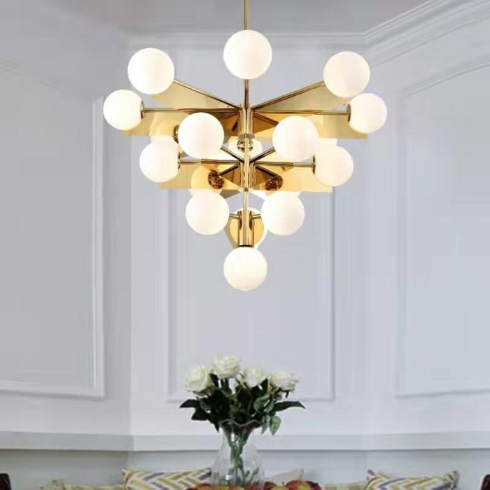Moosee MOOSEE lampa wisząca SOLEI złota (MSE010100141)