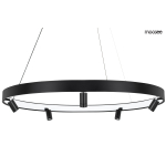 Moosee MOOSEE lampa wisząca CIRCLE SPOT 98 BLACK czarna (MSE010100164)