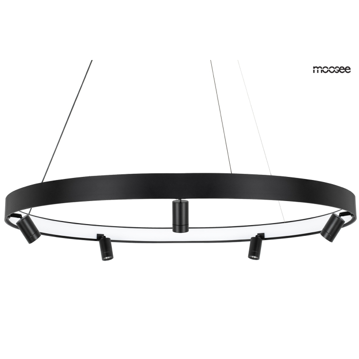 Moosee MOOSEE lampa wisząca CIRCLE SPOT 98 BLACK czarna (MSE010100164)