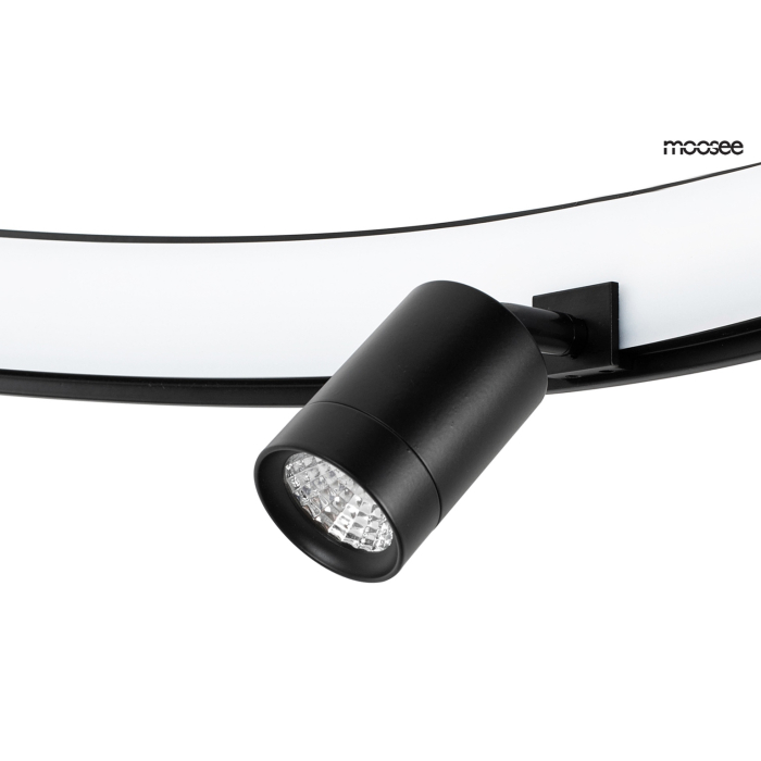 Moosee MOOSEE lampa wisząca CIRCLE SPOT 98 BLACK czarna (MSE010100164)