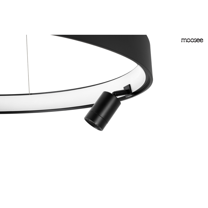 Moosee MOOSEE lampa wisząca CIRCLE SPOT 98 BLACK czarna (MSE010100164)