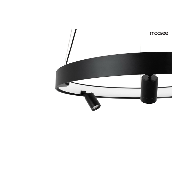 Moosee MOOSEE lampa wisząca CIRCLE SPOT 98 BLACK czarna (MSE010100164)