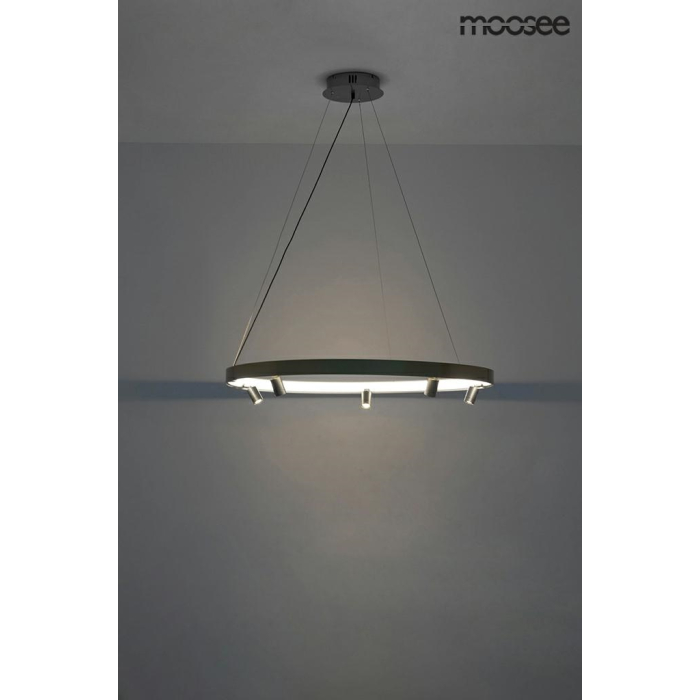 Moosee MOOSEE lampa wisząca CIRCLE SPOT 98 BLACK czarna (MSE010100164)