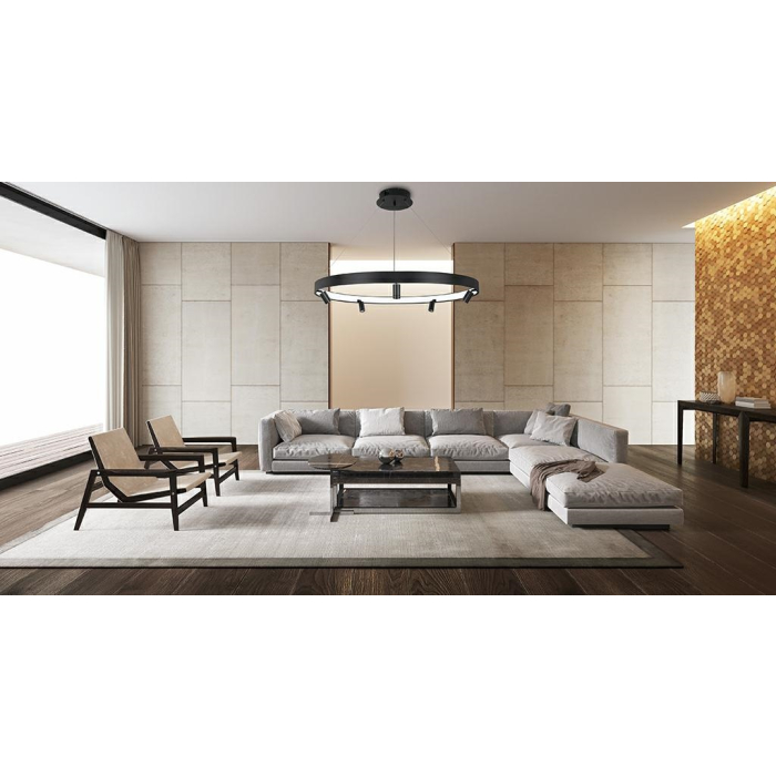 Moosee MOOSEE lampa wisząca CIRCLE SPOT 98 BLACK czarna (MSE010100164)
