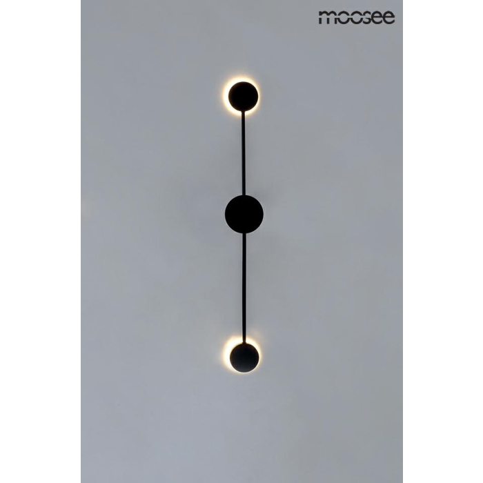 MOOSEE lampa ścienna SHADOW 2 czarna (MSE010100246)