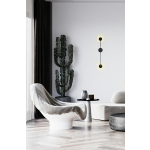 MOOSEE lampa ścienna SHADOW 2 czarna (MSE010100246)