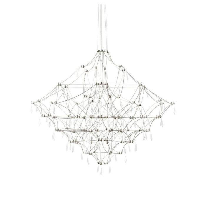 King Home Lampa wisząca CONSTELATION 77 - LED, stal szczotkowana (MD8186-770)