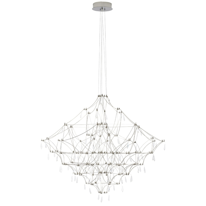 King Home Lampa wisząca CONSTELATION 77 - LED, stal szczotkowana (MD8186-770)