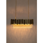 King Home Lampa wisząca IMPERIAL LONG GOLD 90 - stal, kryształ (DW-D5689S.GOLD)