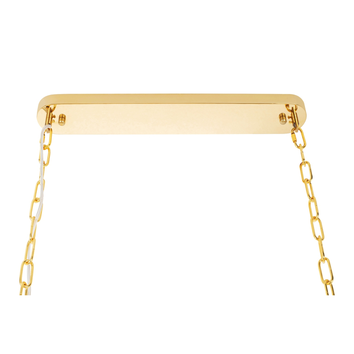 King Home Lampa wisząca IMPERIAL LONG GOLD 90 - stal, kryształ (DW-D5689S.GOLD)