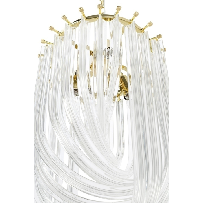 King Home Lampa wisząca MURANO S złota - szkło, metal (JD9607-S.GOLD)