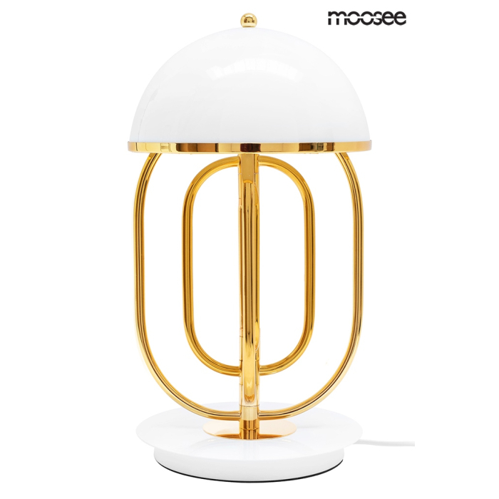 Moosee MOOSEE lampa stołowa BOTTEGA złota / biała (MSE010300151)