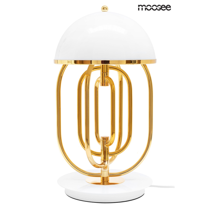 Moosee MOOSEE lampa stołowa BOTTEGA złota / biała (MSE010300151)