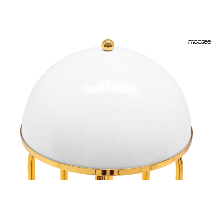 Moosee MOOSEE lampa stołowa BOTTEGA złota / biała (MSE010300151)