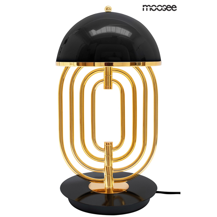 Moosee MOOSEE lampa stołowa BOTTEGA złota / czarna (MSE010300152)