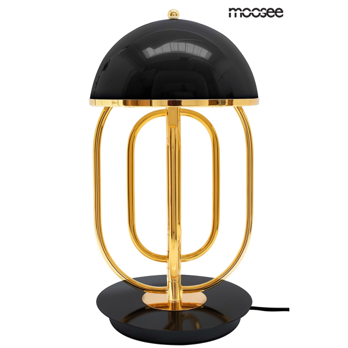 Moosee MOOSEE lampa stołowa BOTTEGA złota / czarna (MSE010300152)