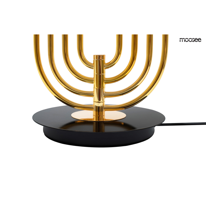 Moosee MOOSEE lampa stołowa BOTTEGA złota / czarna (MSE010300152)