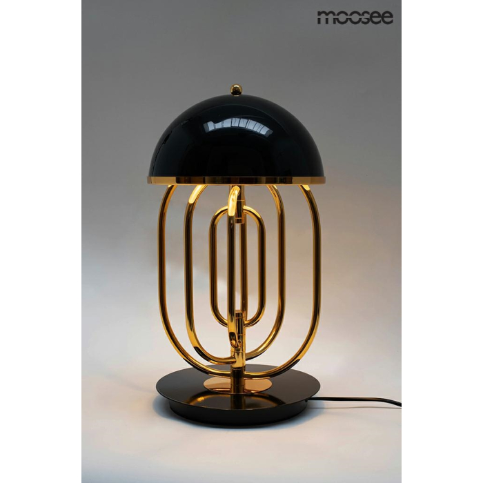Moosee MOOSEE lampa stołowa BOTTEGA złota / czarna (MSE010300152)