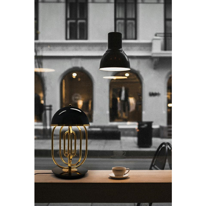 Moosee MOOSEE lampa stołowa BOTTEGA złota / czarna (MSE010300152)