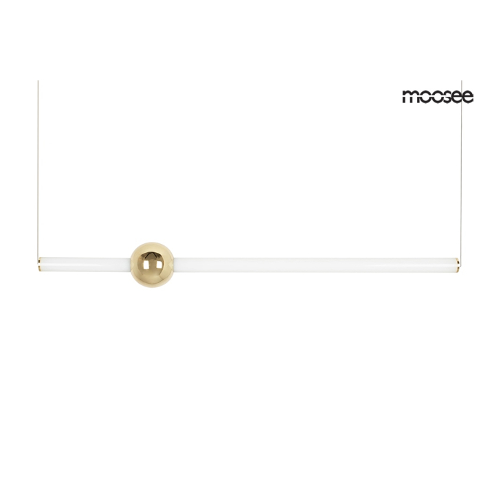 MOOSEE lampa wisząca LIBRA 90 IN  biała / złota (MSE010100222)