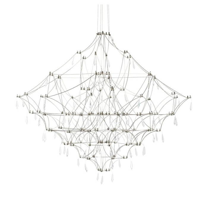 King Home Lampa wisząca CONSTELATION 120 - LED, stal szczotkowana (MD8186-1200)