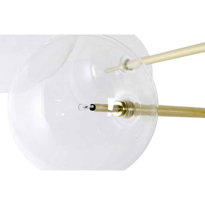 King Home Lampa wisząca ASTRO złota - aluminium, szkło (XCP7423-6)