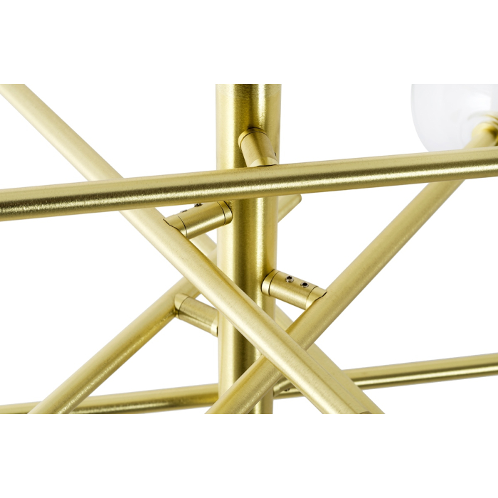King Home Lampa wisząca ASTRO złota - aluminium, szkło (XCP7423-6)