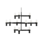 King Home Lampa wisząca ATOMIC czarna (XCP9120-12.BLACK)