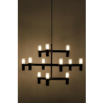 King Home Lampa wisząca ATOMIC czarna (XCP9120-12.BLACK)