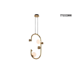 Moosee MOOSEE lampa wisząca VALENTINO - złota (MSE010100139)