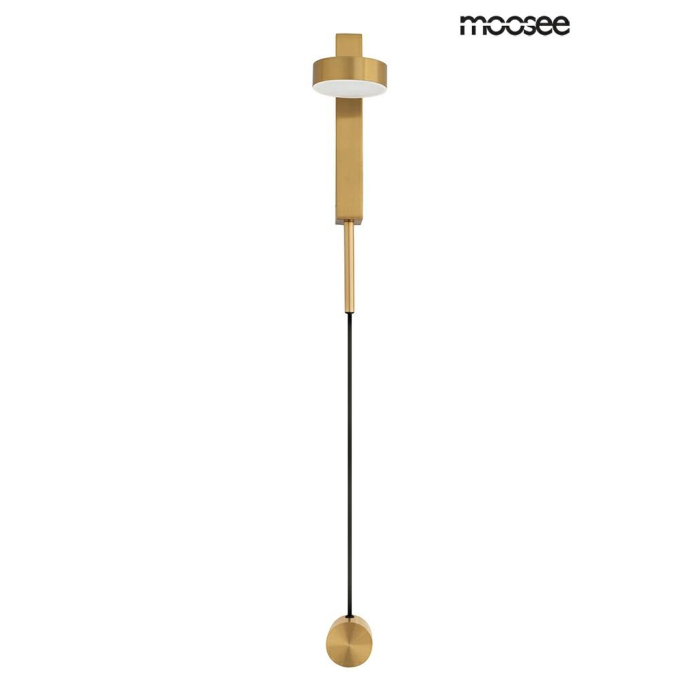 Moosee MOOSEE lampa ścienna CLARID GOLD złota (MSE010400206)