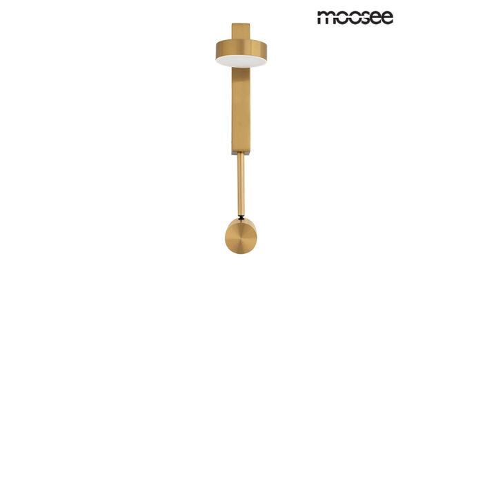 Moosee MOOSEE lampa ścienna CLARID GOLD złota (MSE010400206)