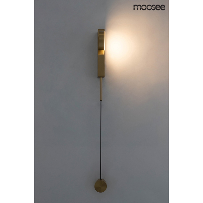 Moosee MOOSEE lampa ścienna CLARID GOLD złota (MSE010400206)