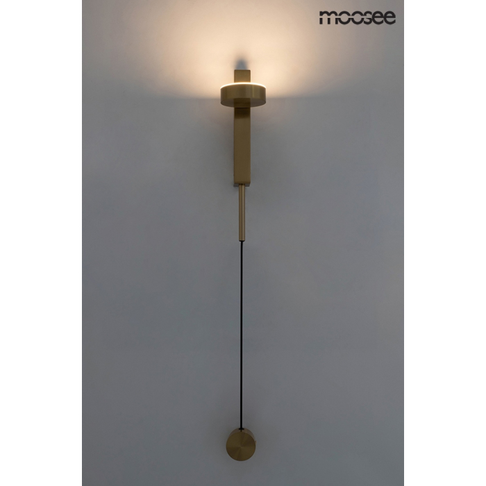 Moosee MOOSEE lampa ścienna CLARID GOLD złota (MSE010400206)
